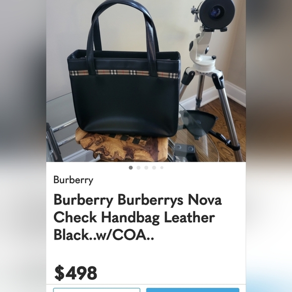 Burberry Authentic Leather Bag - Picture 14 of 14